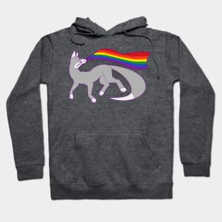 Gay Pride Fox Hoodie